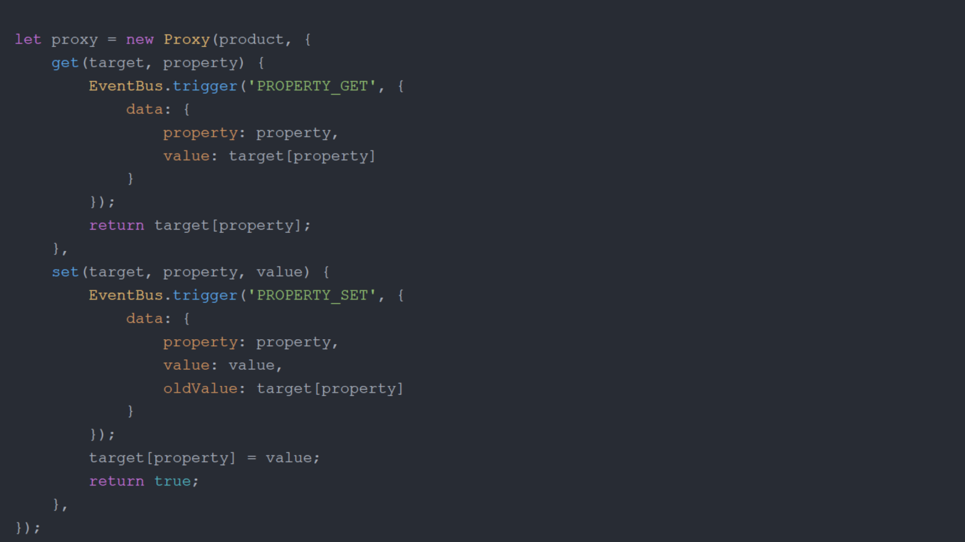 Reaktivität mit JavaScript Proxy